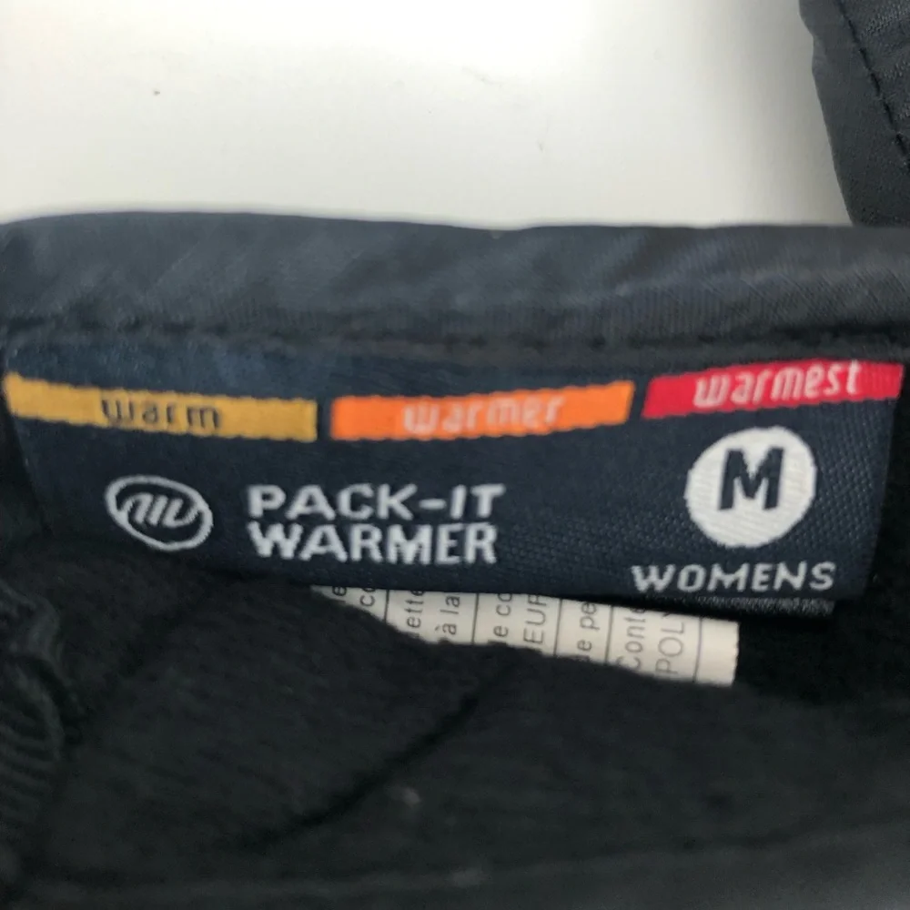 Manzella Nylon Pack It Warmer Black Gloves